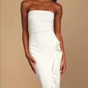 Strapless bodycon dress